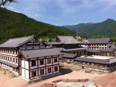 寿县寺院重建工程施工