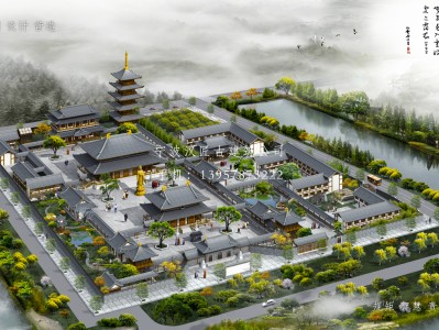 寿县寺庙建筑总体规划方案